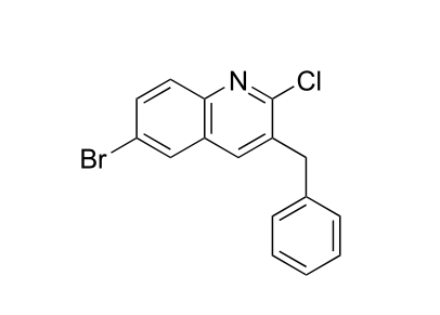 3-benzyl-6-bromo-2-chloroquinoline