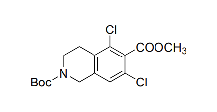 5,7-dichloro-3,4-dihydro-2,6(1H)-Isoquinolinedicarboxylic acid, 2-(1,1-dimethylethyl) 6-methyl ester