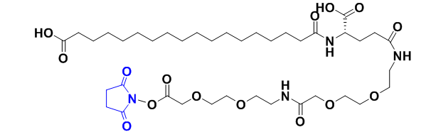OCTADECANEDIOIC ACID Glutamic acid -AEEA-AEEA-OSU