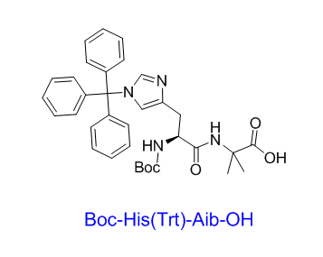 Boc-L-His(Trt)-Aib-OH