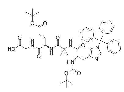 Boc-His(trt)-Aib-Glu(OtBu)-Gly-OH